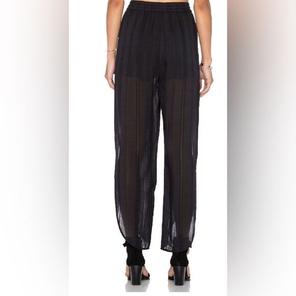 TRYB Max Split-Outseam Cropped Pants black - Picture 3 of 9